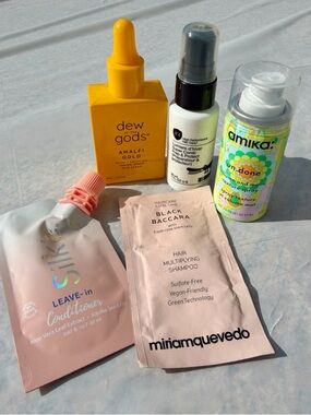 Hair Bundle Sleek'e Dew of the Gods Amika Hair Oil Leave-in treatment Retail $77